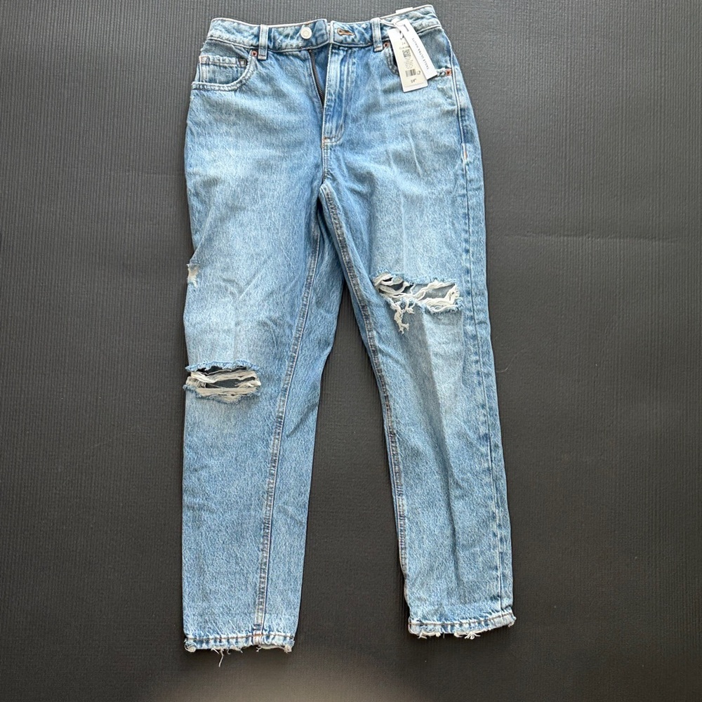 Casual Blue Boyfriend Jeans